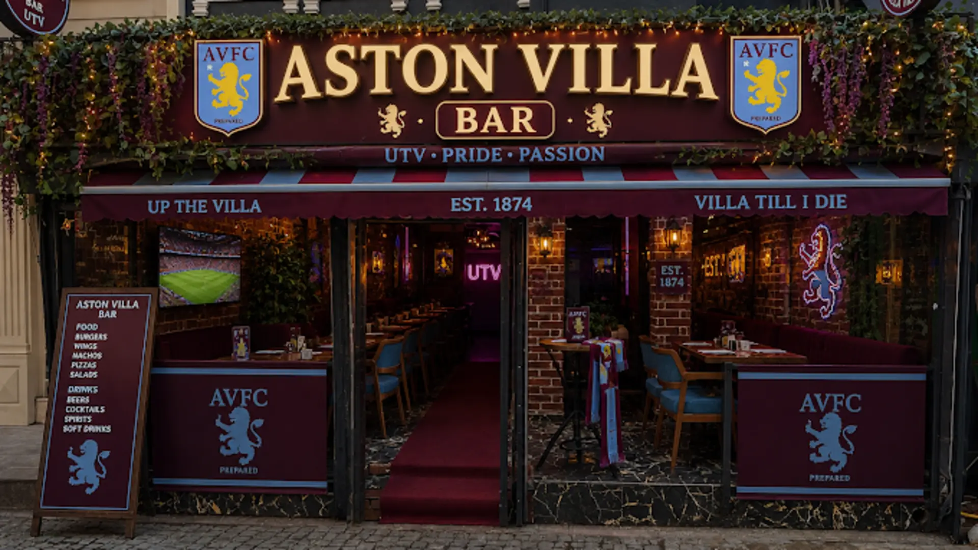 Aston Villa Bar Fatih mekânı